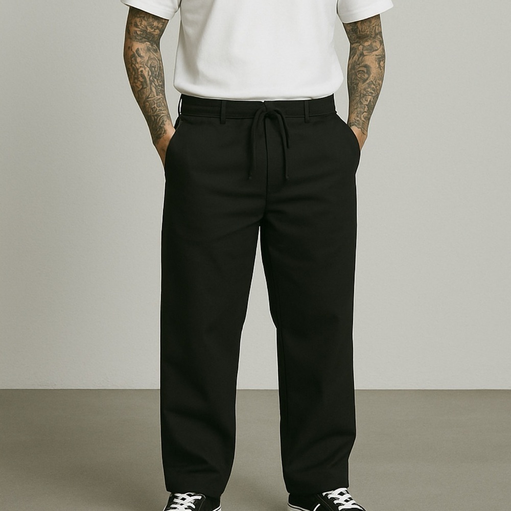 NWT VOIDSTUDIO Straight Leg Drawstring Waist Pant… - image 1